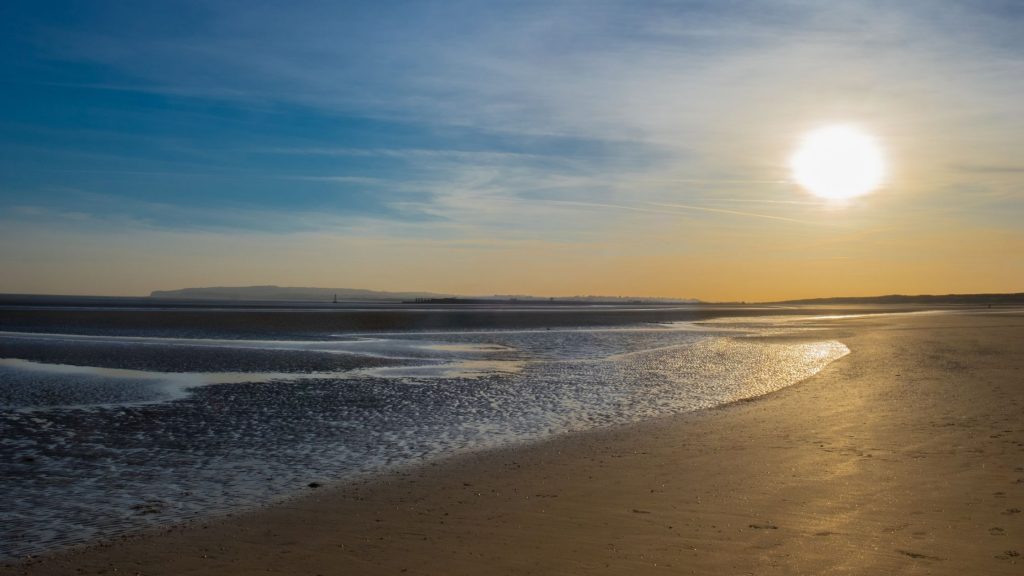 One of the best beaches near London - Camber Sands 