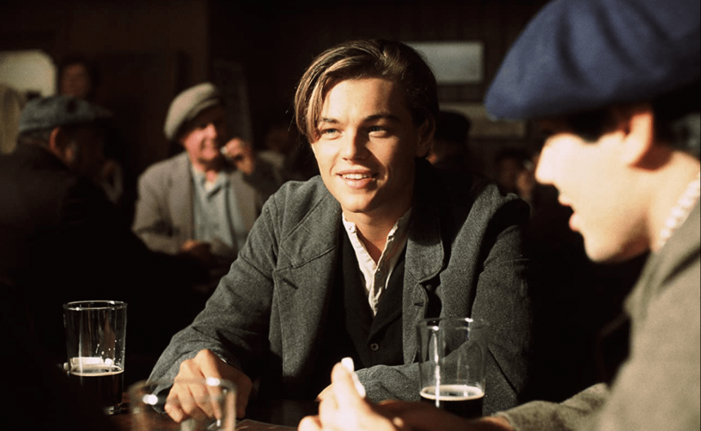 Leonardo DiCaprio in Titanic Movie