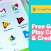 free google play codes