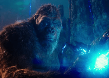 A still from movie "Godzilla vs. Kong"