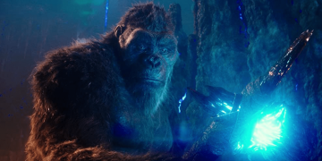 A still from movie "Godzilla vs. Kong"