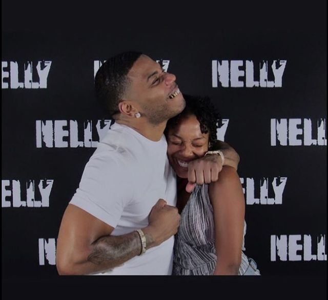 Chanelle Haynes with Nelly