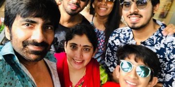 Kalyani Teja's family on vacation