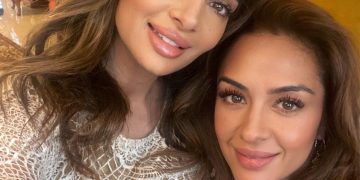 Natasha with her sister Tanya