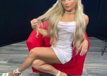 Tiffany Stratton in her post